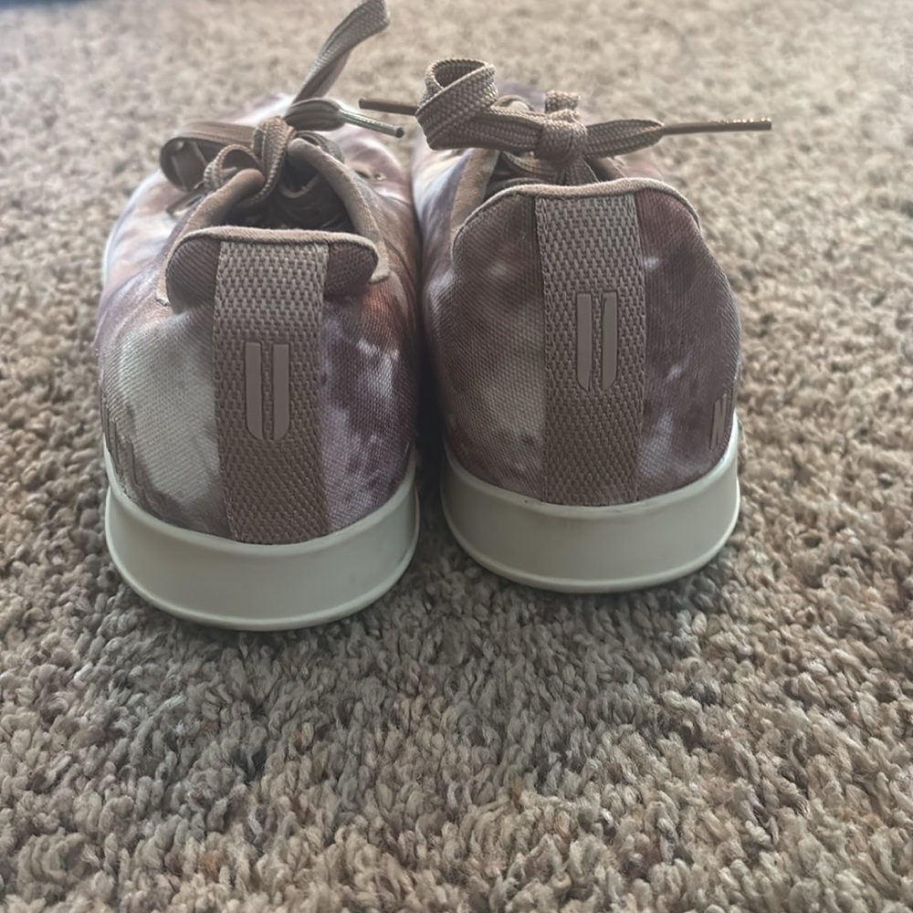 NOBULL Tie Dye Canvas Trainers Dusty Rose Pink Women’s size 6.5 - Picture 6 of 8